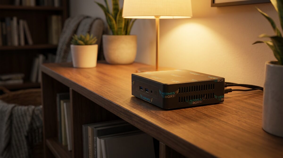 Hermes Box Nano at home